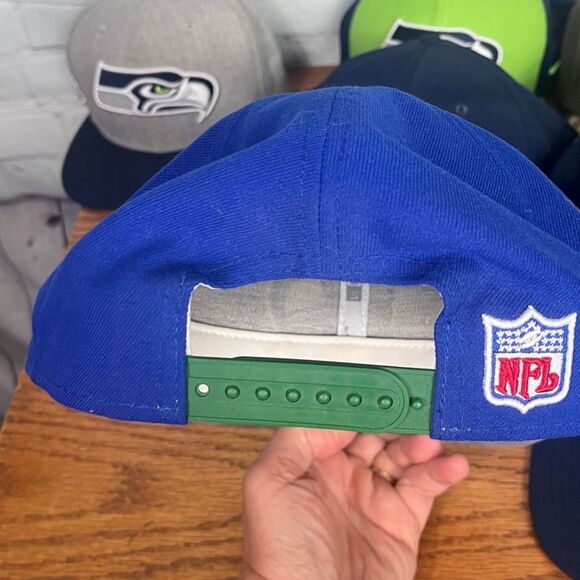 Seattle Seahawks Football NFL Hat Bundle- 6 New Era, 2 Nike Dri-Fit - Picture 7 of 17